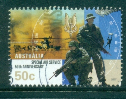 Australia-2007-SAS-50c-FU-lot34561