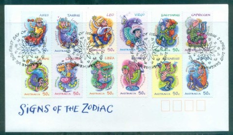 Australia-2007-Signs-of-the-Zodiac-FDC-lot75983