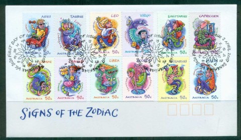 Australia-2007-Signs-of-the-Zodiac-FDC