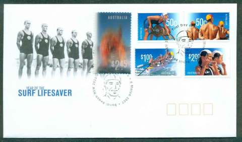 Australia-2007-Surf-Lifesaving-FDC-lot49087