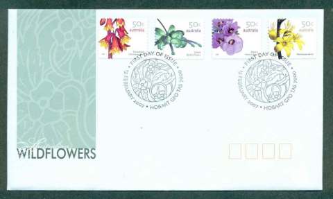 Australia-2007-Wildflowers-PS-FDC-lot50561