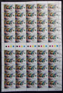 Australia-2008-50c-Scouts-CTO-Sheet-FV-25-lot4885