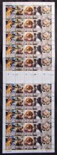 Australia-2008-50c-Working-Dogs-Str-5-CTO-Sheet-FV-25-lot48935