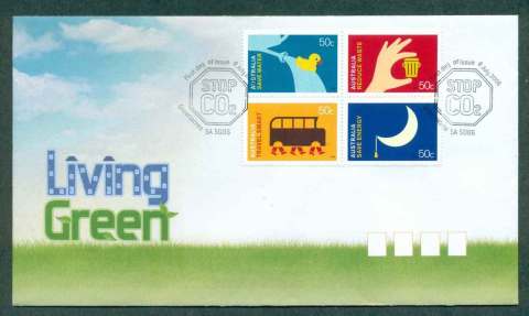 Australia-2008-Living-Green-FDC-lot50581