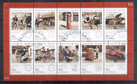 Australia-2009-Australia-Post-200-Years-sheetlet-FU