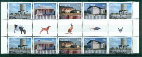 Australia-2009-Corrugated-Landscapes-Gutter-Blk-10-MUH-lot34218