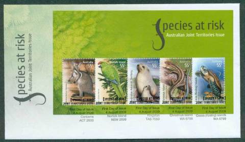 Australia-2009-Species-at-Risk-MS-FDC-Lot28065