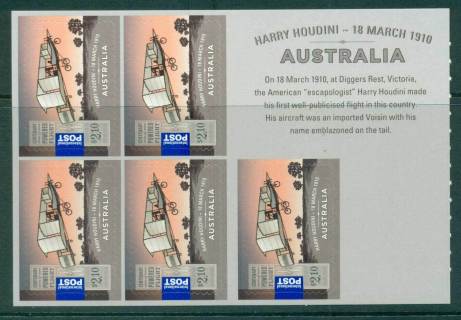 Australia-2010-10-jpg-50-Powered-Flight-PS-Booklet-MUH-lot34276