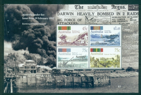 Australia-2010-21-Australia-under-Fire-Booklet-pane-MUH-lot34634