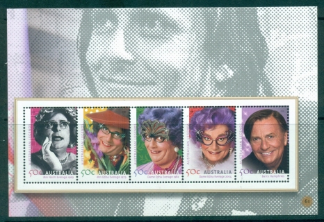 Australia-2010-61-Australian-Legends-Barry-Humphries-Booklet-pane-MUH-lot34638