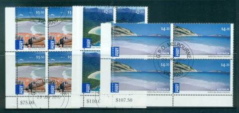 Australia-2010-Beaches-Internationals-3x-Corner-Blocks-4-CTO