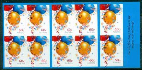 Australia-2010-Cellebration-Ballons-S-Booklet-MUH-lot34194