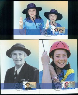 Australia-2010-Centenary-of-Girl-Guides-Australia-3xMaxicards