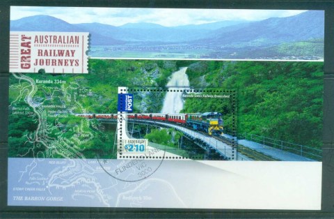 Australia-2010-Great-Australian-Railway-Journeys-MS-FU-lot77141