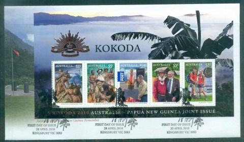 Australia-2010-Kokoda-MS-FDC-lot76018