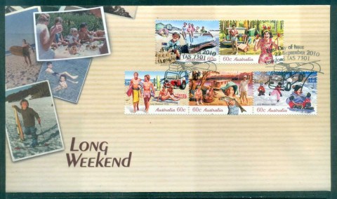 Australia-2010-Long-Weekend-FDC-lot76022