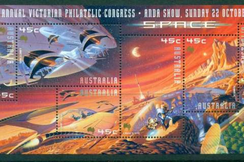 Australia-2000-Space-MS-Opt-VPC-Congress-ANDA-Silver-MUH-Lot26993