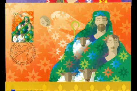 Australia-2004-Xmas-3x-Maxicard-lot80505