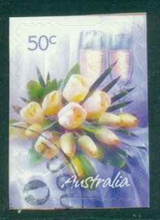 Australia-2005-Greetings-PS-White-Roses-FU