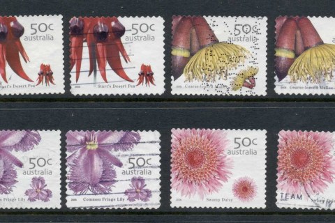 Australia-2005-Wild-Flowers-Sheet-PS-FU