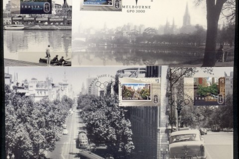 Australia-2006-50-Years-on-The-Melbourne-Olympics-4x-Maxicards