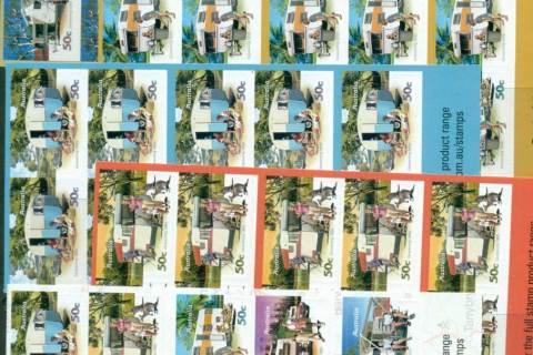 Australia-2007-Caravanning-5x-PS-Booklets-MUH-lot34183