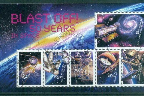 Australia-2007-Space-Blast-Off-MS-FU-lot77148