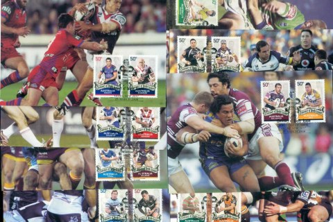 Australia-2008-Centenary-of-Rugby-League-8xMaxicards