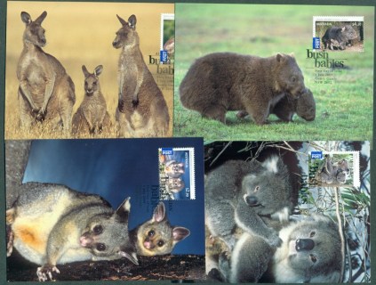 Australia-2009-Bush-Babies-Maxi-cards-Lot27885