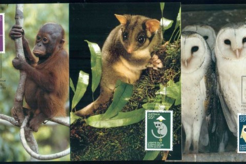 Australia-2009-Earth-Hour-3xMaxicards