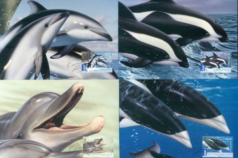 Australia-2009-WWF-Dolphins-of-the-Australian-Coastline-4xMaxicards