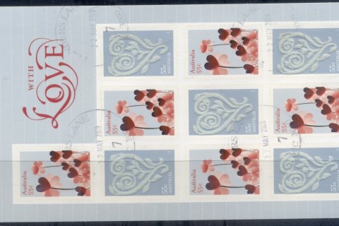 Australia-2009-With-Love-PS-sheetlet-FU