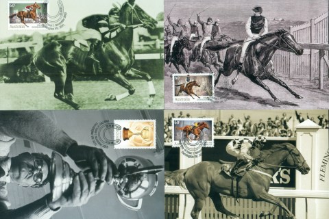 Australia-2010-150th-Melbourne-Cup-4xMaxicards