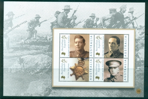 Australia-2010-25-Australian-Legends-Anzacs-Booklet-pane-MUH-lot34644