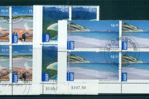 Australia-2010-Beaches-Internationals-3x-Corner-Blocks-4-CTO