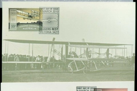 Australia-2010-Centenary-of-Powered-Flight-4xMaxicards
