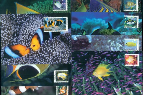 Australia-2010-Fishes-of-the-Reef-8xMaxicards