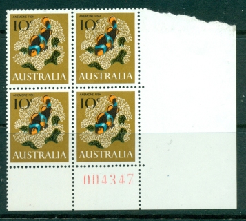 Australia-1966-70-10c-Anemone-Fish-Sheet-Blk-4-MUH-Lot29668