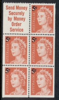 Australia-1966-71-QEII-4c-red-booklet-pane-MLH