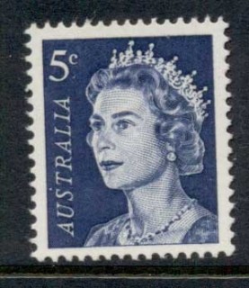 Australia-1966-71-QEII-5c-blue-MUH