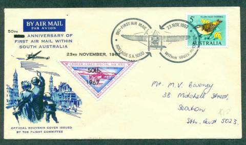 Australia-1967-50th-Anniv-First-Airmail-Service-within-South-Australia-23-Nov-67-lot42664