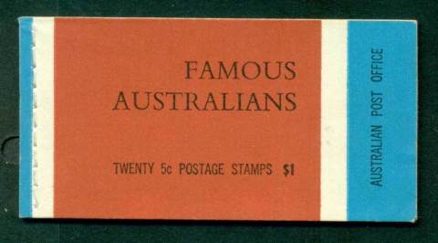 Australia-1968-Booklet-Famous-Australians-B130CeT-Ed-G68-3-Mint-Lot25962