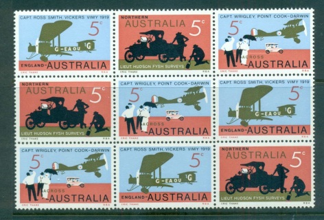 Australia-1969-Flight-Blk-9-MUH-lot63819