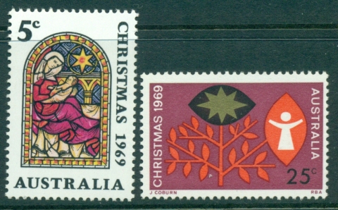 Australia-1969-Xmas-MUH-lot34019