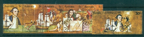 Australia-1970-Captain-Cook-Srt-5-30c-MUH-lot34032