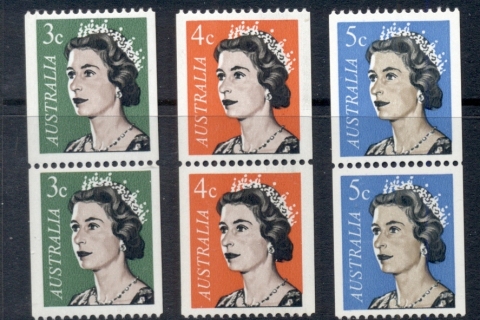 Australia-1966-Decimal-Currency-Coils-pr-MUH