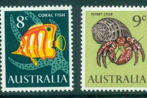 Australia-1966-Fish-Defins-4-MUH-lot63792