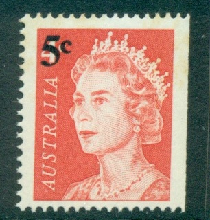 Australia-1966-QEII-5c-0n-4c-Defins-MUH-lot63797