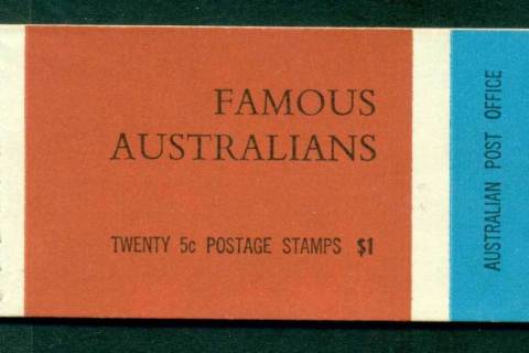Australia-1968-Booklet-Famous-Australians-B130CeT-Ed-G68-3-Mint-Lot25962