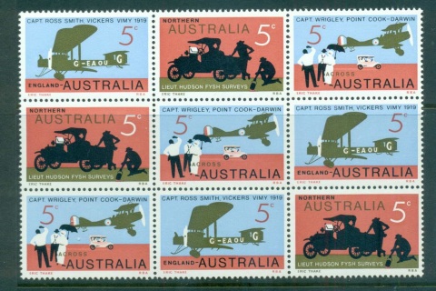 Australia-1969-Flight-Blk-9-MUH-lot63819